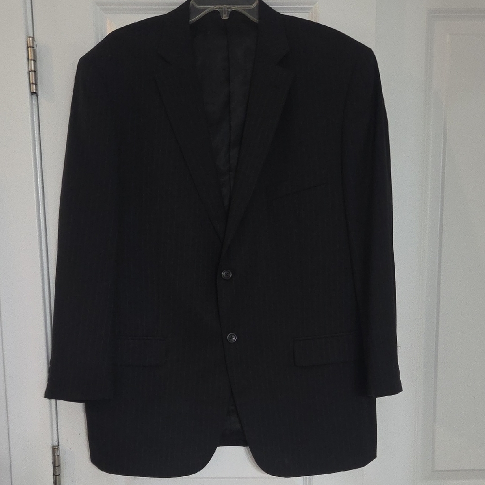 Pronto Uomo Pinstripe Blazer. Retails for $260 At Men's Wearhouse (see pic).